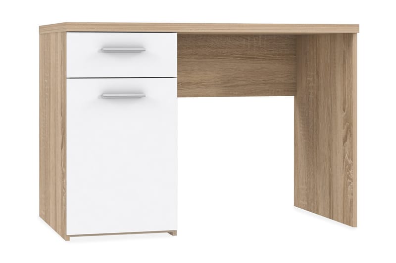 Priesmeyer Skrivbord 110 cm med Förvaring Låda + Skåp - Brun/Vit - Möbler - Bord & matgrupper - Kontorsbord - Skrivbord
