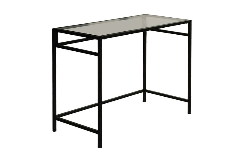 Sabani Skrivbord 100 cm - Glas/Rökfärgad/Svart - Möbler - Bord & matgrupper - Kontorsbord - Skrivbord
