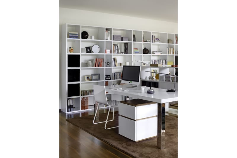 Sharilyn Skrivbord 180 cm - Vit/Silver - Möbler - Bord & matgrupper - Kontorsbord - Skrivbord