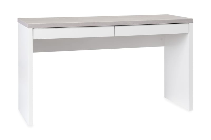 Sigrid Skrivbord 134 cm med Förvaring Lådor - Vit - Möbler - Bord & matgrupper - Kontorsbord - Skrivbord