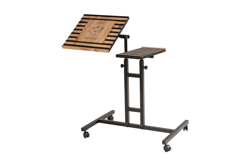 Similton Ståskrivbord 67 cm Text Randig - Trä/natur/Svart - Möbler - Bord & matgrupper - Kontorsbord - Skrivbord - Höj och sänkbart skrivbord