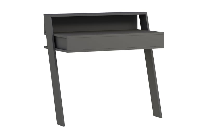 Skoved Skrivbord 94 cm med Förvaring Låda + Hylla - Grå - Möbler - Bord & matgrupper - Kontorsbord - Skrivbord