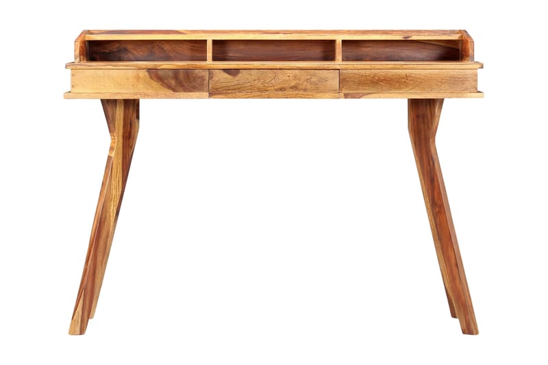 Skrivbord 115x50x85 cm massivt sheshamträ - Brun - Möbler - Bord & matgrupper - Kontorsbord - Skrivbord