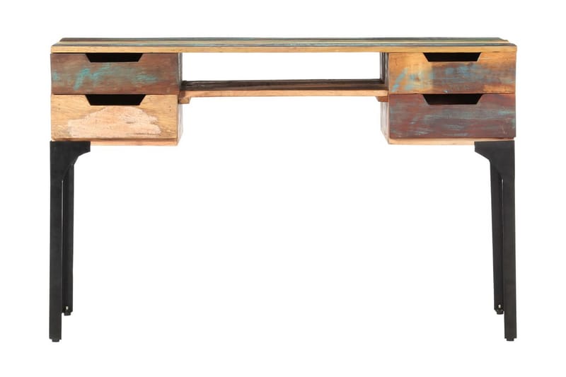 Skrivbord 118x48x75 cm massivt återvunnet trä - Flerfärgad - Möbler - Bord & matgrupper - Kontorsbord - Skrivbord