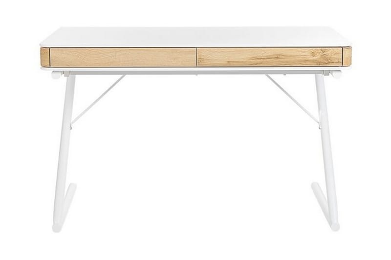 Skrivbord 120 x 60 cm vit FONTANA - Vit - Möbler - Bord & matgrupper - Kontorsbord - Skrivbord