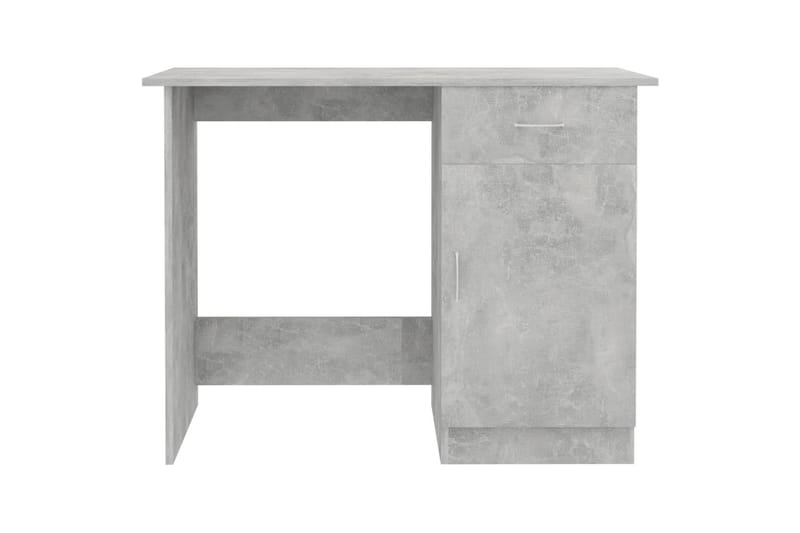 Skrivbord betonggrå 100x50x76 cm spånskiva - Grå - Möbler - Bord & matgrupper - Kontorsbord - Skrivbord