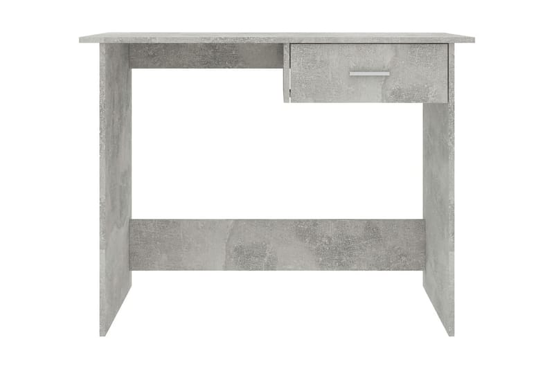 Skrivbord betonggrå 100x50x76 cm spånskiva