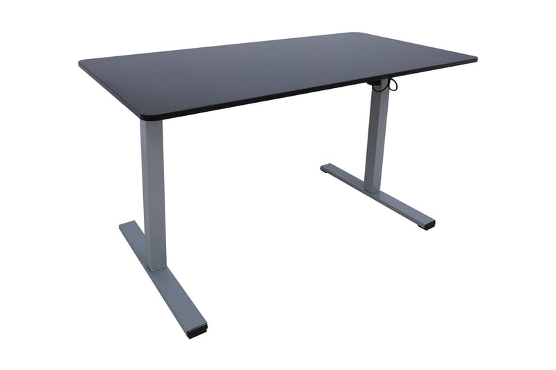 Skrivbord Ergo Optimal med motor 120x60 cm Svart/Grå - Möbler - Bord & matgrupper - Kontorsbord - Skrivbord