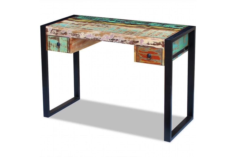 Skrivbord massivt återvunnet trä - Brun - Möbler - Bord & matgrupper - Kontorsbord - Skrivbord