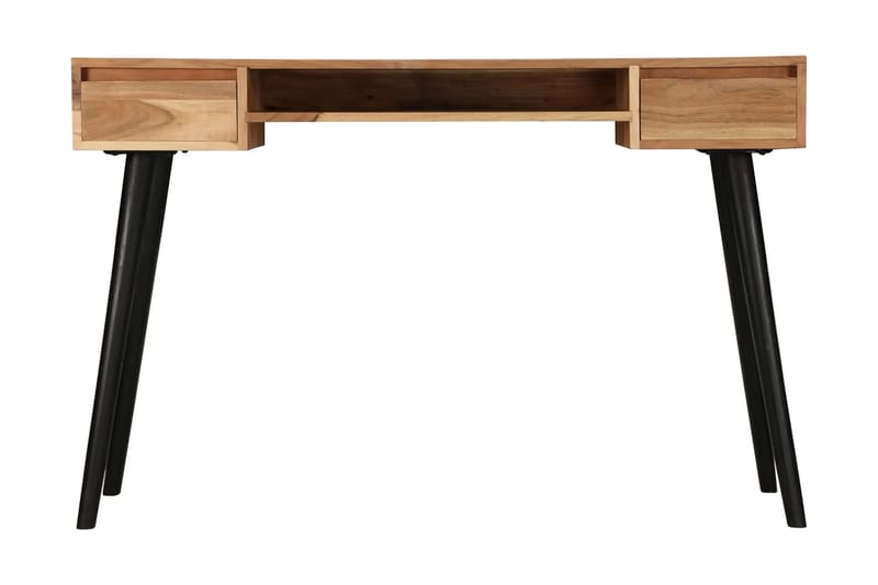 Skrivbord massivt akaciaträ 118x45x76 cm - Brun - Möbler - Bord & matgrupper - Kontorsbord - Skrivbord