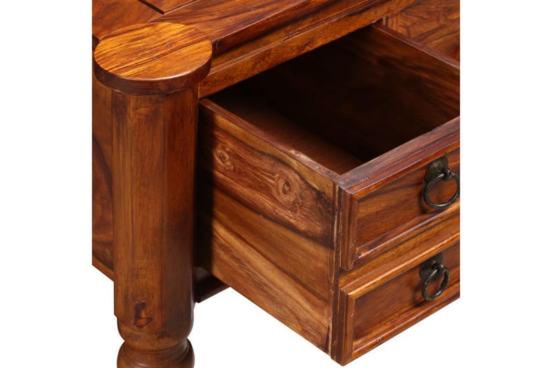 Skrivbord massivt sheshamträ 115x50x76cm - Brun - Möbler - Bord & matgrupper - Kontorsbord - Skrivbord