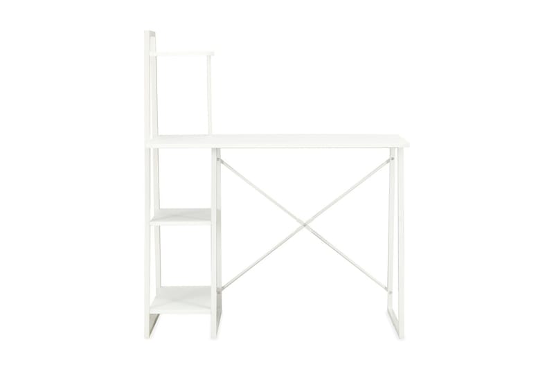 Skrivbord med hyllenhet vit 102x50x117 cm - Vit - Möbler - Bord & matgrupper - Kontorsbord - Skrivbord