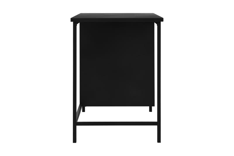 Skrivbord med lådor industriell svart 120x55x75 cm stål - Svart - Möbler - Bord & matgrupper - Kontorsbord - Skrivbord