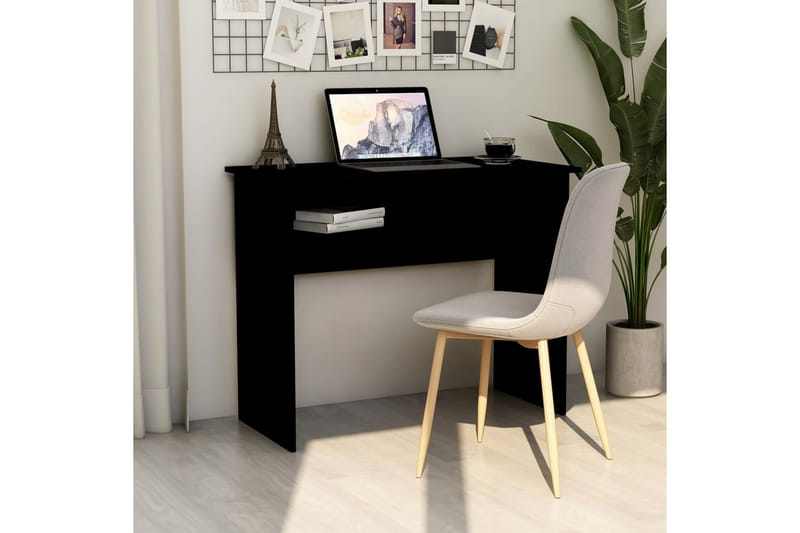 Skrivbord skrivbord 90x50x74 cm spånskiva - Svart - Möbler - Bord & matgrupper - Kontorsbord - Skrivbord