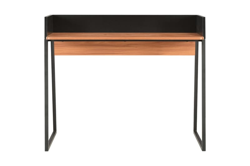 Skrivbord svart och brun 90x60x88 cm - Svart - Möbler - Bord & matgrupper - Kontorsbord - Skrivbord