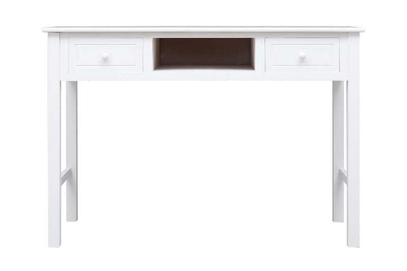 Skrivbord vit 110x45x76 cm trä - Vit - Möbler - Bord & matgrupper - Kontorsbord - Skrivbord