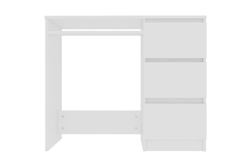 Skrivbord vit 90x45x76 cm spånskiva - Vit - Möbler - Bord & matgrupper - Kontorsbord - Skrivbord