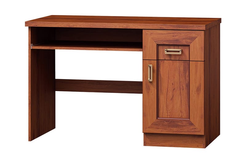 Tadeusz Skrivbord 118 cm med Förvaring Lådor+Hylla+Skåp - Ljusbrun - Möbler - Bord & matgrupper - Kontorsbord - Skrivbord
