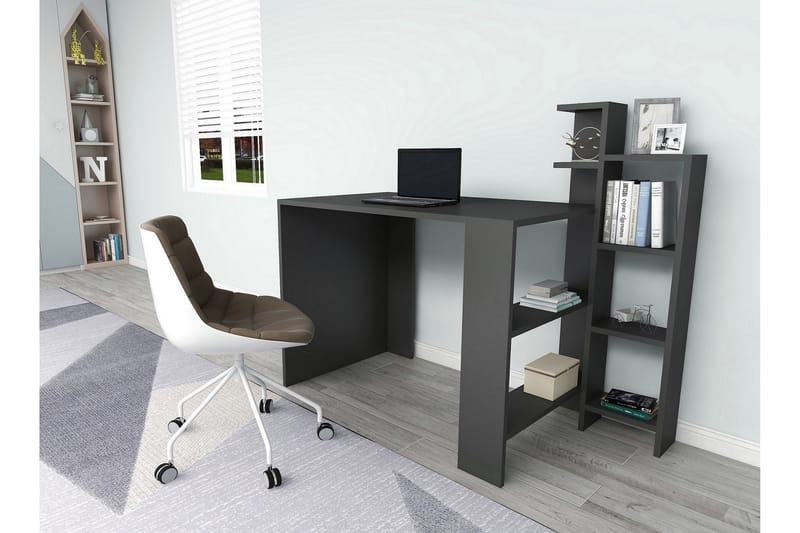 Taghit Skrivbord 90 cm - Antracit - Möbler - Bord & matgrupper - Kontorsbord - Skrivbord