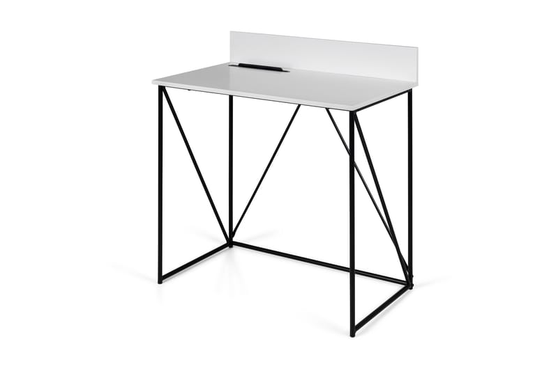 Tell Skrivbord 80 cm Vit/Svart - Tenzo - Möbler - Bord & matgrupper - Kontorsbord - Skrivbord