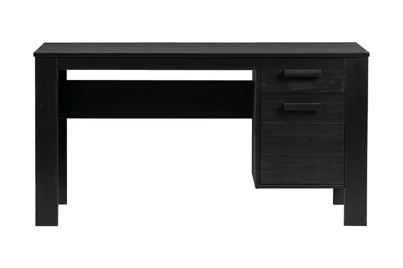 Tenney Datorbord 141 cm med Förvaring Låda + Skåp - Svart - Möbler - Bord & matgrupper - Kontorsbord - Skrivbord