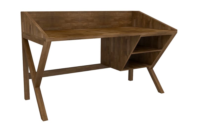 Turkith Skrivbord 120 cm - Valnöt - Möbler - Bord & matgrupper - Kontorsbord - Skrivbord