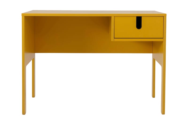 Uno Skrivbord 105 cm med Förvaring Låda Gul - Tenzo - Möbler - Bord & matgrupper - Kontorsbord - Skrivbord