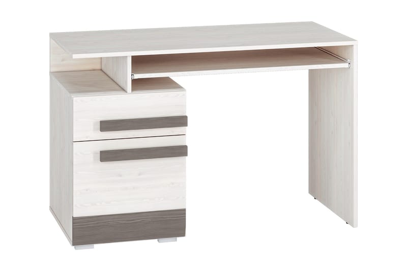 Valgaza Skrivbord 78 cm - Gråbrun/Vit Natur - Möbler - Bord & matgrupper - Kontorsbord - Skrivbord