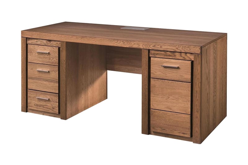 Vesela Skrivbord 177 cm med Förvaring Lådor - Trä/Natur - Möbler - Bord & matgrupper - Kontorsbord - Skrivbord