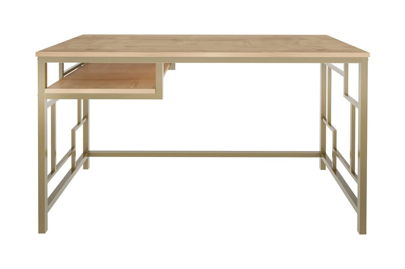Vinresk Skrivbord 60x74,8x120 cm - Guld/Brun - Möbler - Bord & matgrupper - Kontorsbord - Skrivbord