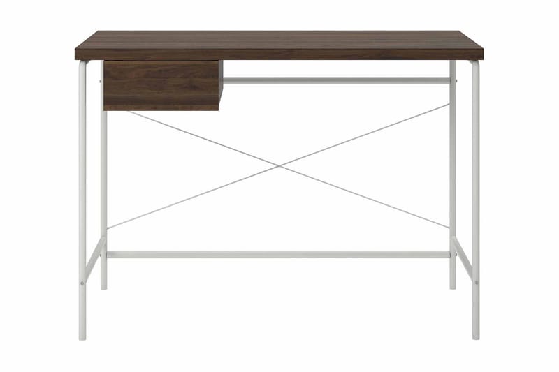 Webster Skrivbord 107 cm med Förvaring Låda Valnötsbrun - Novogratz - Möbler - Bord & matgrupper - Kontorsbord - Skrivbord
