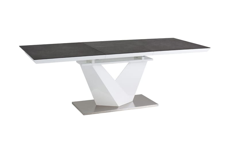 Alaras Matbord 160 cm - Glas/Grå - Möbler - Bord & matgrupper - Matbord & köksbord