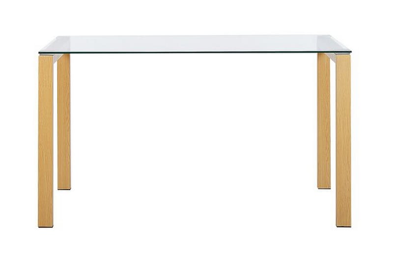 Atavir Matbord 130 cm - Glas/Ljusbrun - Möbler - Bord & matgrupper - Matbord & köksbord