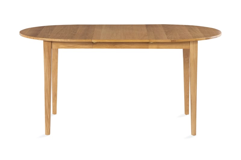 Beagan Förlängningsbart Matbord 115-157 cm Runt Massiv Ek - Brun - Möbler - Bord - Matbord & köksbord
