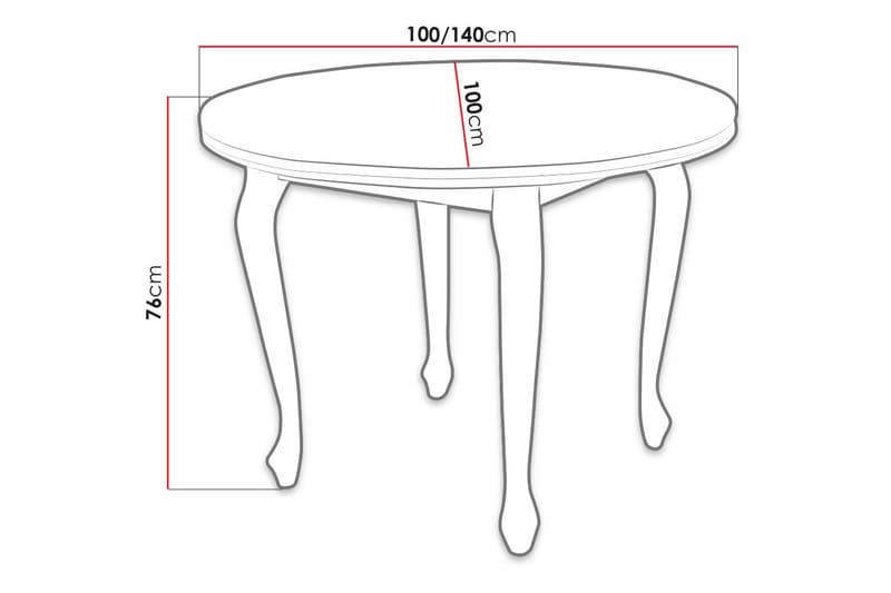 Boletus Matbord 100x100x78 cm - Ek - Möbler - Bord & matgrupper - Matbord & köksbord