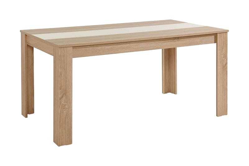 Bollströ Matbord 120 cm - Trä/Natur/Vit/Svart - Möbler - Bord & matgrupper - Matbord & köksbord