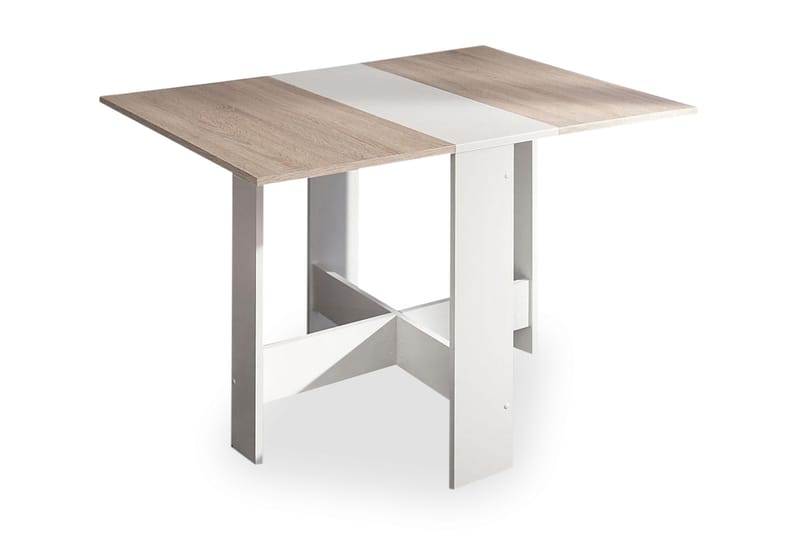 Carlini Matbord 67 cm - Ek/Vit - Möbler - Bord - Matbord & köksbord