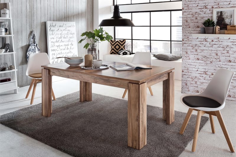 Chew Förlängningsbart Matbord 160 cm - Valnöt - Möbler - Bord & matgrupper - Matbord & köksbord