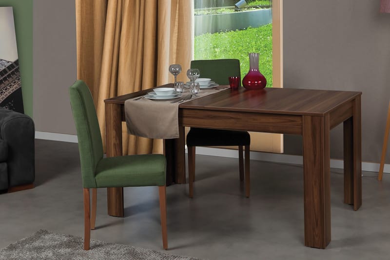 Comfortale Matbord Förlängningsbart - Valnöt - Möbler - Bord & matgrupper - Matbord & köksbord