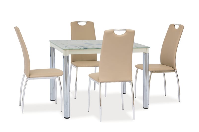 Damara Matbord 100 cm - Glas/Grå - Möbler - Bord & matgrupper - Matbord & köksbord