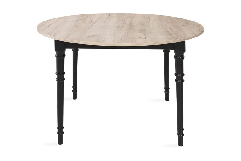 Erin Förlängningsbart Matbord 115 cm Runt - Grå/Svart - Möbler - Bord - Matbord & köksbord