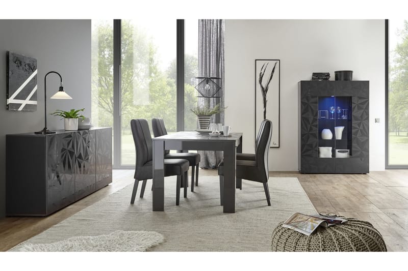 Fasett Matbord 180 cm - Grå - Möbler - Bord & matgrupper - Matbord & köksbord