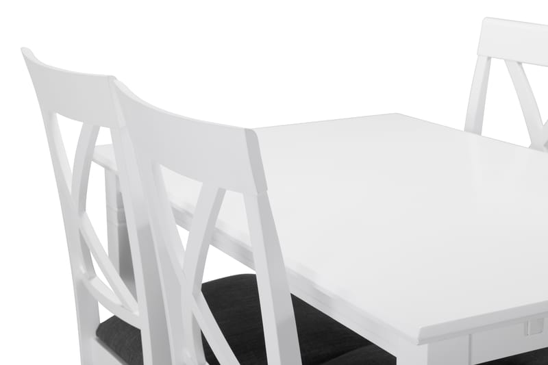 Hartford Förlängningsbart Matbord 120 cm - Vit - Möbler - Bord & matgrupper - Matbord & köksbord
