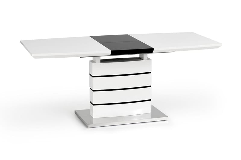 Haverly Förlängningsbart Matbord 140 cm - Vit/Svart - Möbler - Bord - Matbord & köksbord