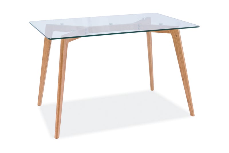 Helsfyr Matbord 120 cm - Glas/Trä/Natur - Möbler - Bord & matgrupper - Matbord & köksbord