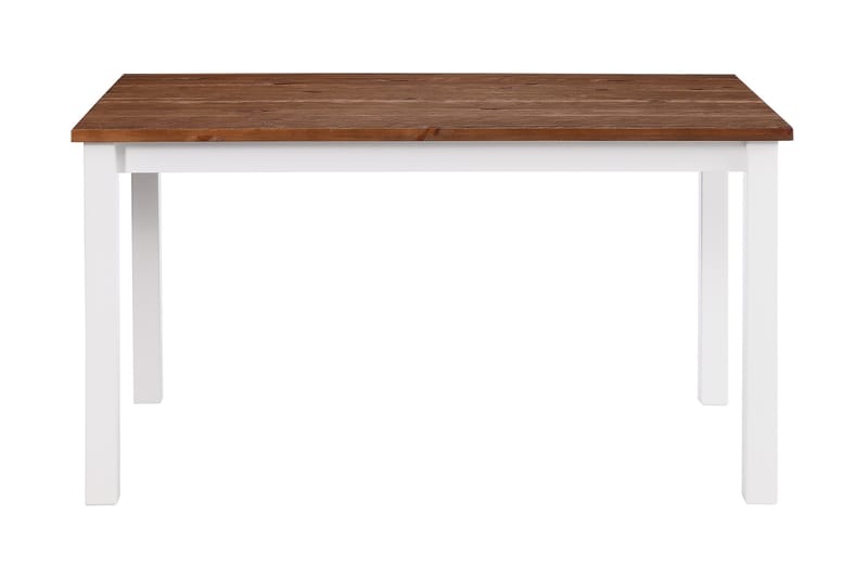 Jasmin Förlängningsbart Matbord 90 cm - Vit/Natur - Möbler - Bord & matgrupper - Avlastningsbord - Brickbord & småbord