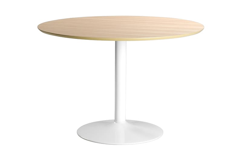 Jora Matbord 110 cm Runt - Vit/Beige - Möbler - Bord & matgrupper - Matbord & köksbord