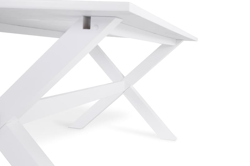 Linnea Matbord 180 cm - X-ben/Vitlack - Möbler - Bord - Matbord & köksbord