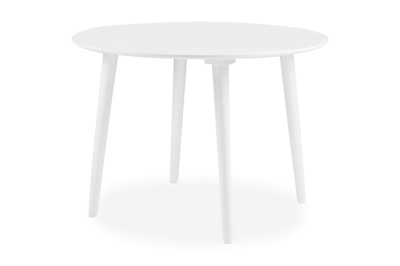 Livia Matbord 106 cm Runt - Vit - Möbler - Bord & matgrupper - Klaffbord & Hopfällbart bord