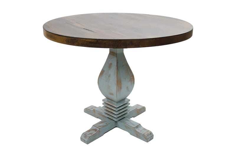 Massive Design Matbord Runt - Trä/Blå - Möbler - Bord & matgrupper - Matbord & köksbord